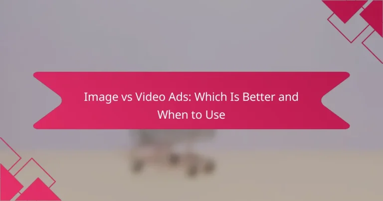 Image vs Video Ads: Which Is Better and When to Use